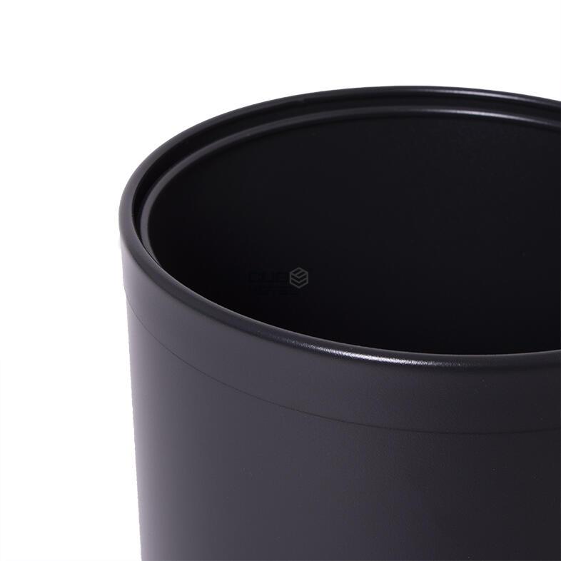 Papeleira Hotel Preta Dupla Carcaça Aro Preto